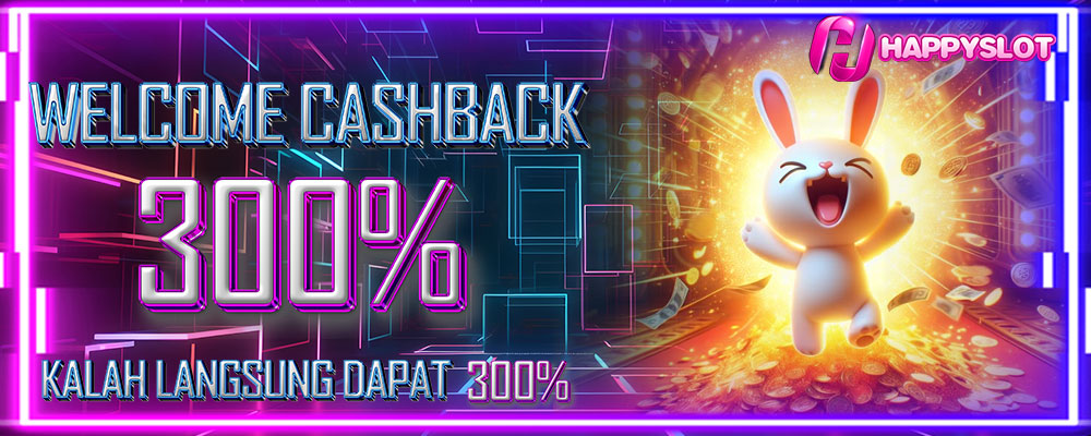 Welcome Cashback 300% TOx 25 - Kalah langsung dapa