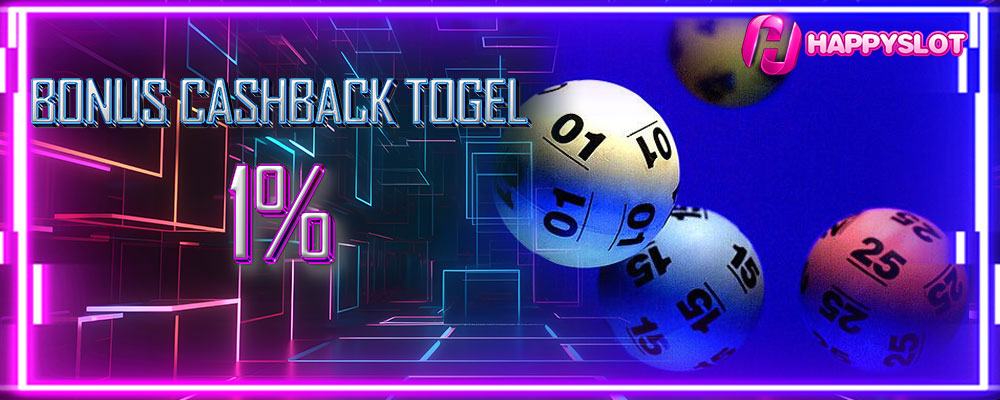 Cashback Mingguan Toto 1%