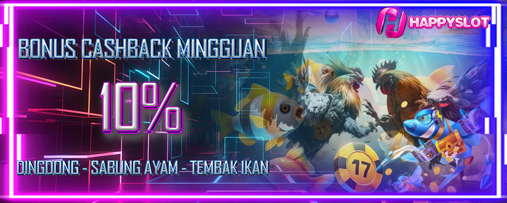 Bonus CashBack Mingguan DingDong, Sabung Ayam, dan